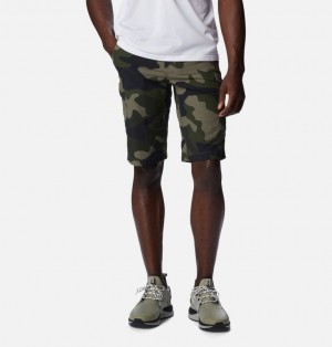 Green Men Columbia Silver Ridge™ Printed Cargo Shorts | 67129373