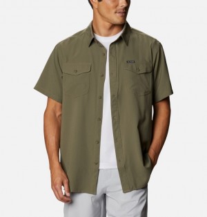 Green Men Columbia Utilizer™ II Solid Short Sleeve Shirts | 91905637