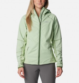 Green Women Columbia Sweet As™ Softshell Hoodie Jackets | 11671468