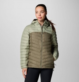 Green Women Columbia Westridge™ Hooded Down Puffer Jacket | 41464552