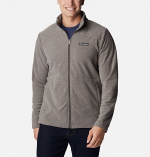 Grey Men Columbia Castle Dale™ Fleece Jackets | 32373045