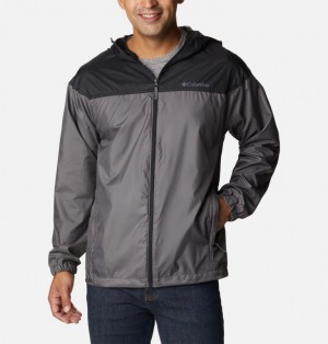 Grey Men Columbia Flash Challenger™ Windbreaker - Novelty Jackets | 79756793