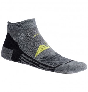 Grey Men Columbia Optical Lines Running Low-Cut Lightweight Socks | 30301362