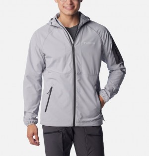 Grey Men Columbia Tall Heights™ Hooded Softshell Softshell Jackets | 54830729