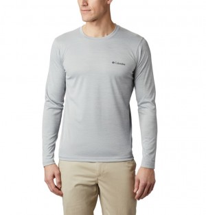 Grey Men Columbia Zero Rules™ Technical Long Sleeve T Shirts | 83258310