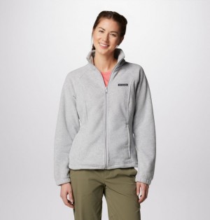 Grey Women Columbia Benton Springs™ Full Zip Fleece Jackets | 61274211