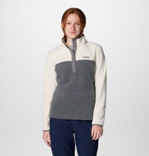 Grey Women Columbia Benton Springs™ Half Snap Pullover | 32377395