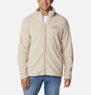 Khaki Men Columbia Castle Dale™ Fleece Jackets | 55202462