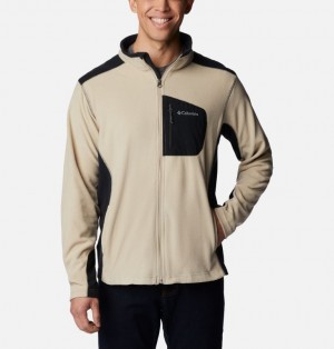 Khaki Men Columbia Klamath Range™ Fleece Jackets | 26102222