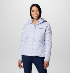 Lavender Women Columbia Delta Ridge™ II Down Hooded Puffer Jacket | 47807813