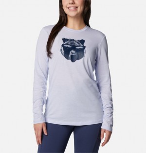 Lavender Women Columbia Hidden Haven™ LS T Shirts | 54046194