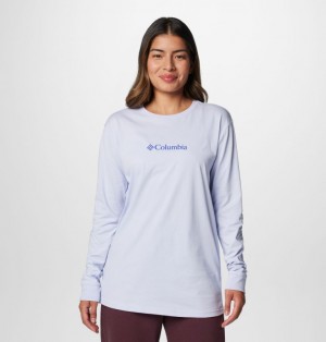 Lavender Women Columbia North Cascades™ Long Sleeve T Shirts | 49324866