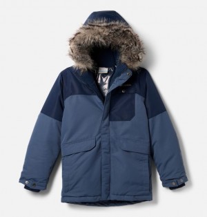 Navy Boys's Columbia Nordic Strider™ II Waterproof Parka | 15457577