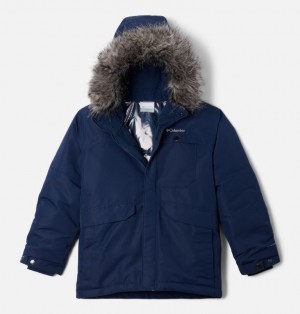 Navy Boys's Columbia Nordic Strider™ II Waterproof Parka | 85993137