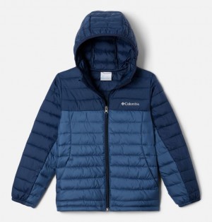 Navy Boys's Columbia Silver Falls™ Insulated Hooded Jackets | 13951412