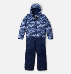 Navy Girls's Columbia Buga Snow Sets | 89833574