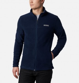 Navy Men Columbia Basin Trail™ Full Zip Fleece Jackets | 28508599