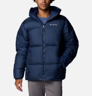 Navy Men Columbia Puffect™ II Hooded Puffer Jacket | 596922