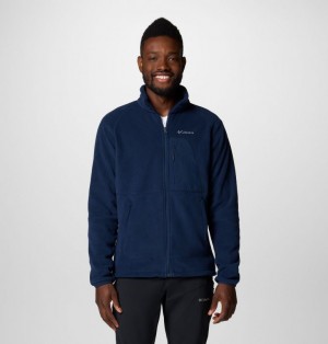 Navy Men Columbia Rapid Expedition™ II Fleece Jackets | 39999835