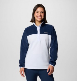 Navy Women Columbia Benton Springs™ Half Snap Pullover | 73725788