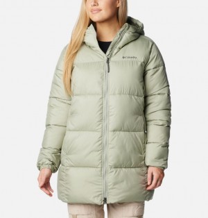 Olive Women Columbia Puffect™ II Hooded Mid Puffer Jacket | 60623273