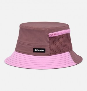 Pink Men Columbia Trek™ Bucket Hats | 63727914