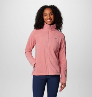 Pink Women Columbia Fast Trek™ II Fleece Jackets | 79351716