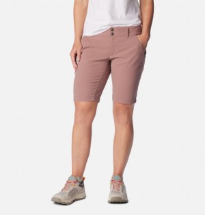 Pink Women Columbia Saturday Trail™ Long Shorts | 59895774