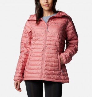 Pink Women Columbia Silver Falls™ II Hooded Insulated Puffer Jacket | 83063700