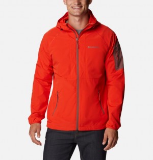 Red Men Columbia Tall Heights™ Hooded Softshell Extended Size Jackets | 62445608