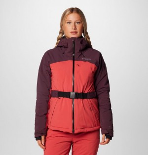 Red Women Columbia Cirque Bowl™ Insulated Waterproof Ski Jackets | 82880386