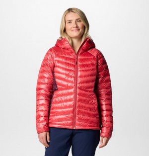 Red Women Columbia Labyrinth Loop™ II Insulated Hooded Puffer Jacket | 26859684