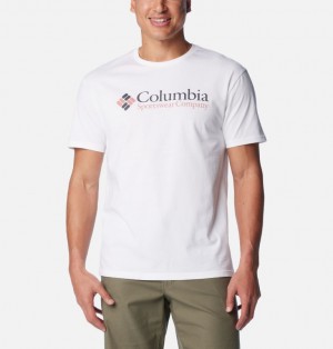 White Men Columbia CSC Basic Logo™ T Shirts | 45503814