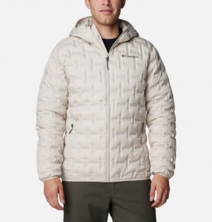 White Men Columbia Delta Ridge Hooded Puffer Jacket | 19868738