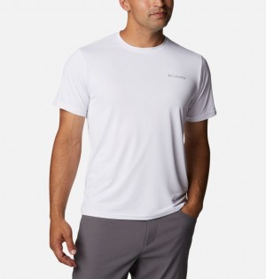 White Men Columbia Hike™ Technical T Shirts | 53970302