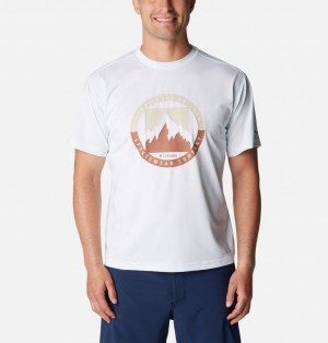 White Men Columbia Ice Lake™ II Technical T Shirts | 74661418