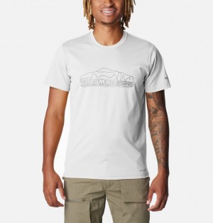 White Men Columbia Legend Trail™ Technical T Shirts | 92154113