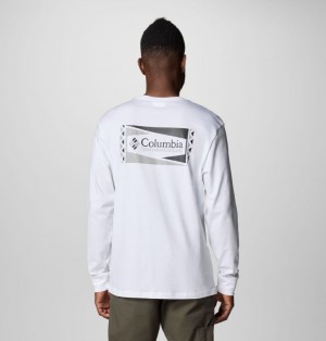 White Men Columbia North Cascades™ Long Sleeve T Shirts | 59053116