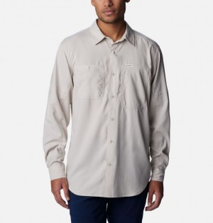 White Men Columbia Silver Ridge™ Utility Lite Shirts | 2937416