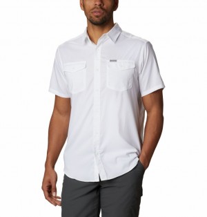 White Men Columbia Utilizer™ II Solid Short Sleeve Shirts | 43923751