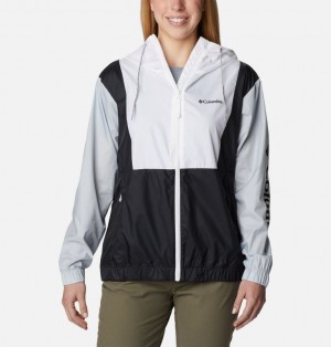 White Women Columbia Lily Basin™ Colorblock Windbreaker | 19013455