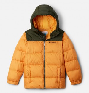 Yellow Boys's Columbia Puffect™ II Hooded Jackets | 80743188