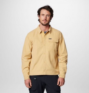 Yellow Men Columbia Flare Gun™ Corduroy Shirts | 41634337