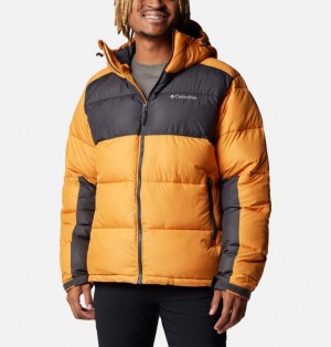 Yellow Men Columbia Pike Lake™ II Hooded Puffer Jacket | 75251063