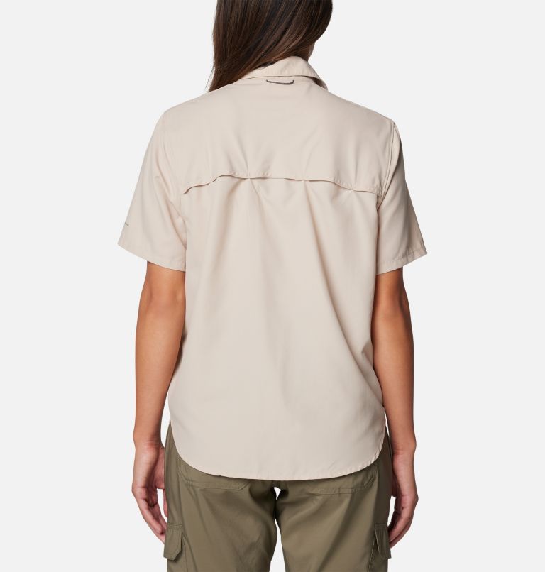 Beige Women Columbia Silver Ridge™ 3.0 Short Sleeve Hiking Shirts | 4184525