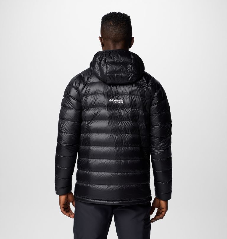 Black Men Columbia Arctic Crest™ Hooded Puffer Jacket | 16958755