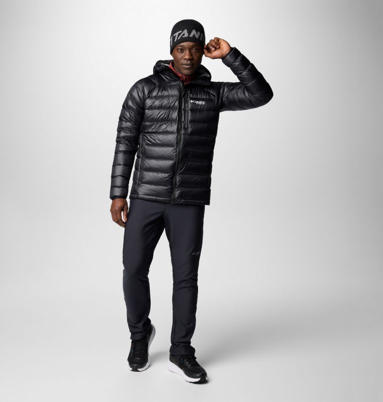 Black Men Columbia Arctic Crest™ Hooded Puffer Jacket | 16958755