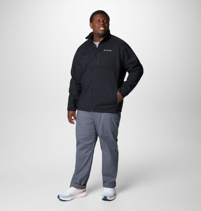 Black Men Columbia Ascender™ Softshell Extended Size Jackets | 18176093