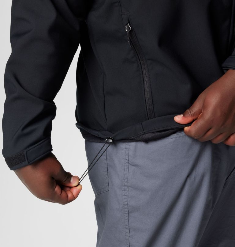 Black Men Columbia Ascender™ Softshell Extended Size Jackets | 18176093