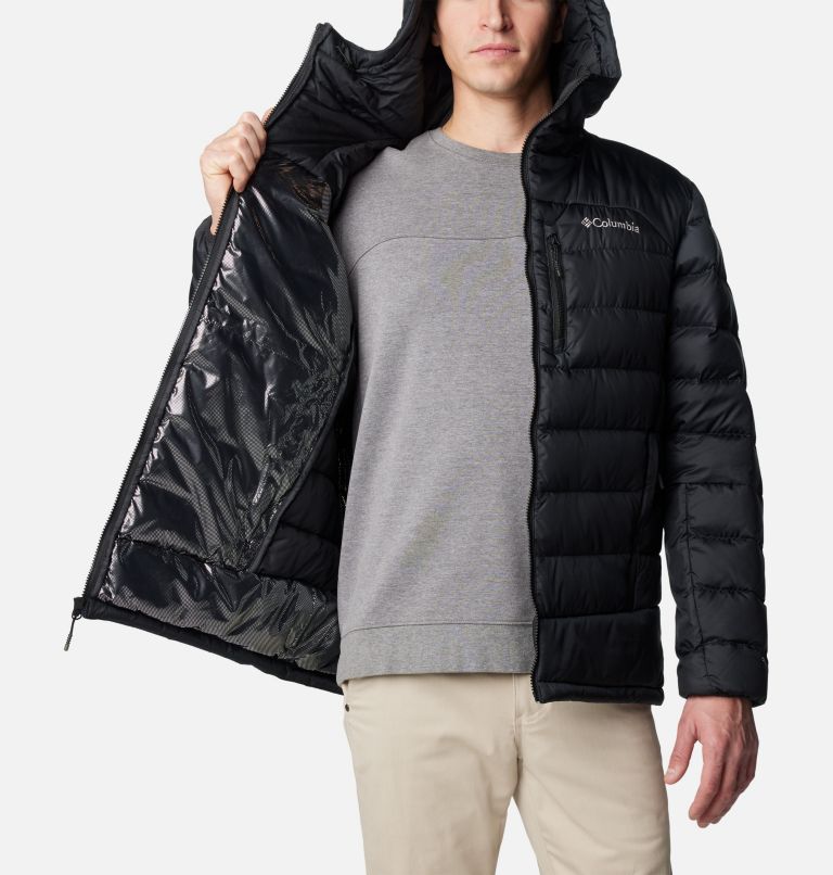 Black Men Columbia Autumn Park™ II Hooded Puffer Jacket | 51387367